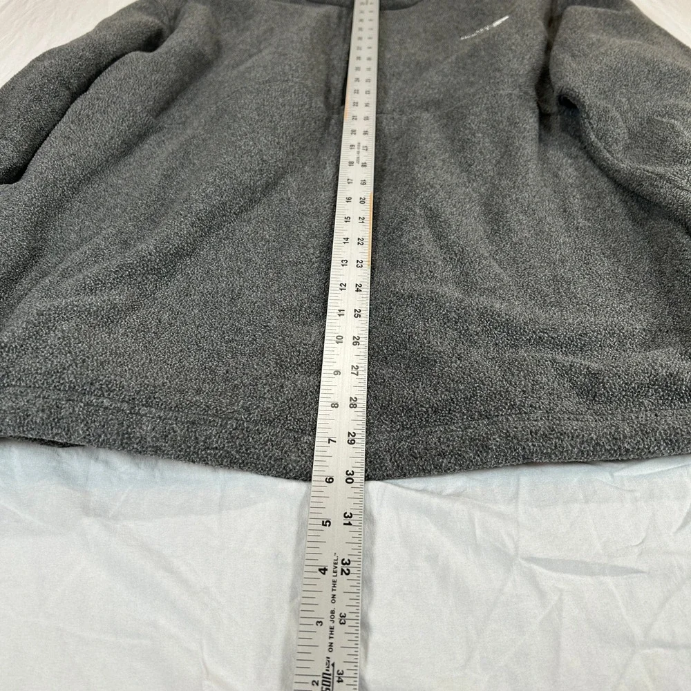 The North Face Mens XXL Heather Grey 1/4 Zip Fleece Pullover NF0A5EJMKS7 F20